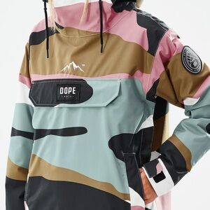 LIKE NEW Dope Snow Blizzard Shards Gold Muted Pink - M